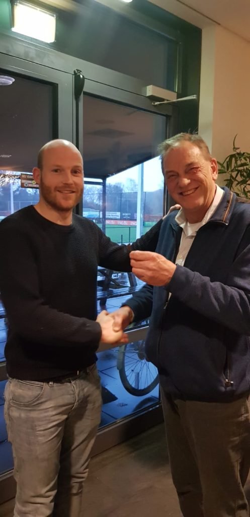 Pascal Visscher 25 jaar lid