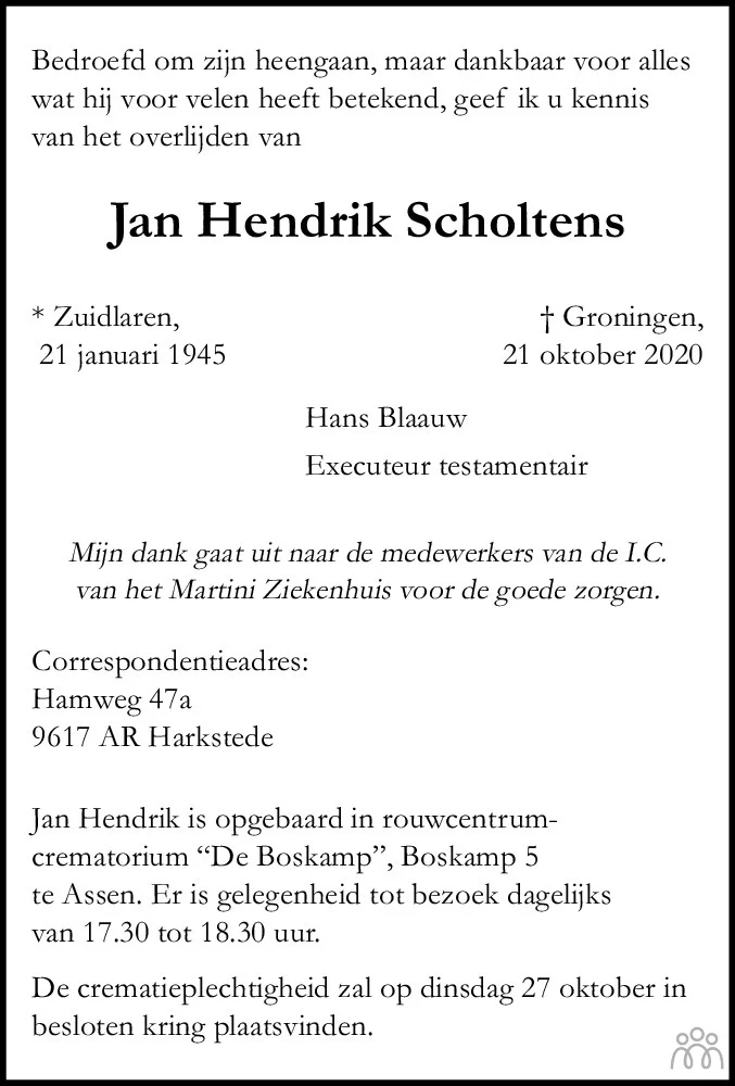 Jan Hendrik Scholtens