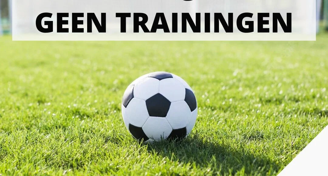 Geen training tot 15 aug