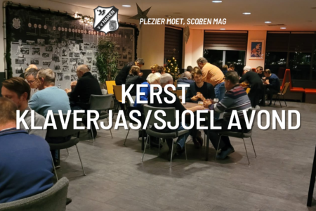 Kerst klaverjas/sjoel avond, 17 December