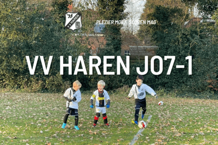 Wedstrijdverslag vv Haren JO7-1