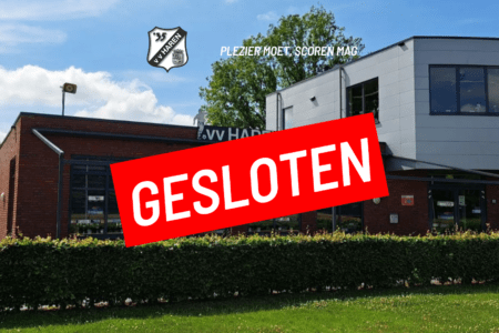 Kantine gesloten