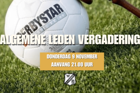 Vooraankondiging ALV