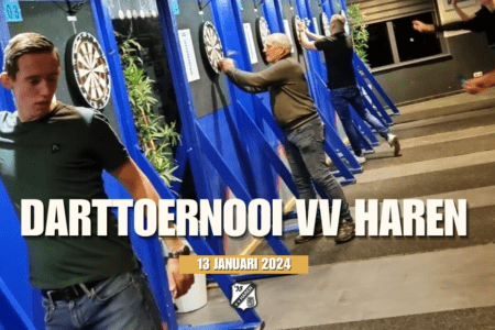 Darttoernooi vv Haren, 13 januari 2024