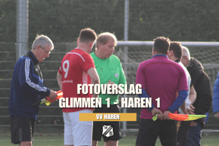 Fotoverslag vv Glimmen 1 – vv Haren 1