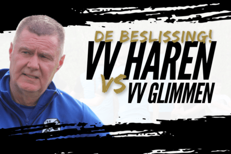 Kampioenswedstrijd voor Haren 1 op 4 mei tegen Glimmen 1.