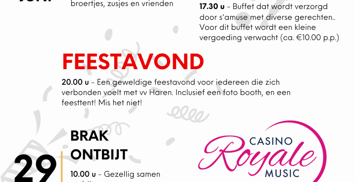 Poster 90 jaar vv Haren